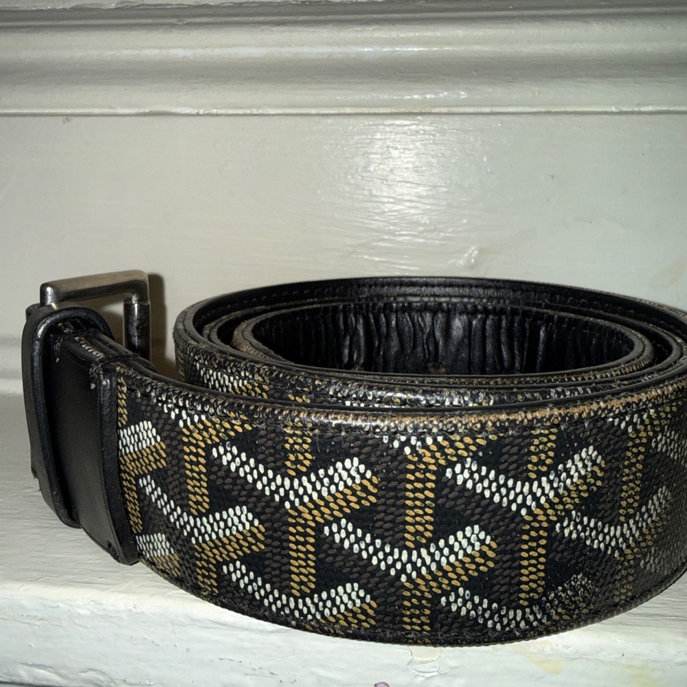 Goyard Black and Brown Belt Bag